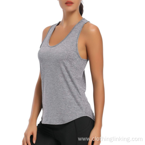 Workout Open Back T-Shirts for Women